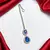 Blue Stone Kundan Maang Tikka, Indian Bridal Headpiece