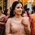 Beby pink necklace set with earrings & maang tikka kundan & agate stone lekar gold plating