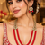 Designer multi layer pearl beaded kundan ethnic necklace set