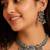 Navratri oxidised silver plated necklace with earrings jewellery set for women