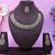 Multicolor color yellow gold plating festive wear designer necklace set