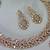 Multicolor color yellow gold plating festive wear designer necklace set