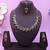 Multicolor color yellow gold plating festive wear designer necklace set