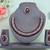 Maroon color rhodium plating festive wear designer necklace set