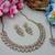 Multicolor color yellow gold plating festive wear designer necklace set