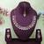 Multicolor color yellow gold plating festive wear designer necklace set