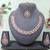 Pink color rhodium plating festive wear designer necklace set