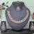 Pink color rhodium plating festive wear designer necklace set