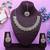 Multicolor color yellow gold plating festive wear designer necklace set