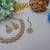 Multicolor color yellow gold plating festive wear designer necklace set