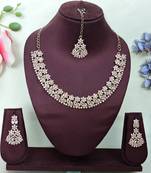 Multicolor color yellow gold plating festive wear designer necklace set
