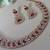 Multicolor color yellow gold plating festive wear designer necklace set