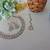 Green color yellow gold plating festive wear designer necklace set