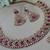 Purple color yellow gold plating festive wear designer necklace set