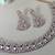 White color yellow gold plating festive wear designer necklace set