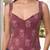 Mauve cotton printed top for women