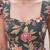 Green cotton printed top for women