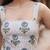 Grey cotton printed top for women