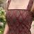 Maroon cotton printed top for women