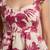 White cotton printed top for women