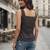 Black cotton printed top for women