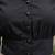 Black cotton printed top for women
