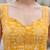 Yellow cotton printed top for women