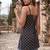 Black cotton printed top for women