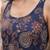 Blue cotton printed top for women