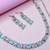 Green color rhodium plating festive wear designer necklace set