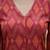 Pink cotton printed top for women