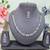 White color rhodium plating festive wear designer necklace set