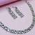 White color rhodium plating festive wear designer necklace set