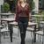 Multicolor polyester printed top for women