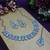 Green color rhodium plating festive wear designer necklace set