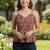 multicolor cotton printed top for women
