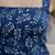 Blue cotton printed top for women