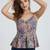 Multicolor cotton printed top for women