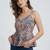 Multicolor cotton printed top for women