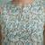 Grey cotton printed top for women