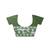green ethnic motifs silk cotton handloom jamdani saree