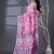 pink ethnic motifs silk cotton handloom jamdani saree