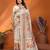 white pashmina silk weaving saree with unstitched blouse piece