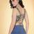 Multicolor cotton printed top for women