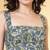 Multicolor cotton printed top for women