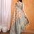 beige floral woven design zari banarasi saree