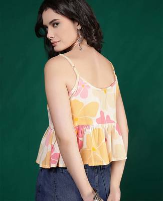 multicolor cotton printed top for women 3