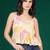 multicolor cotton printed top for women