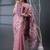 rose ethnic motifs silk cotton handloom jamdani saree