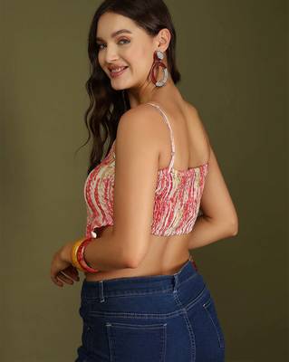 multicolor cotton printed top for women 3